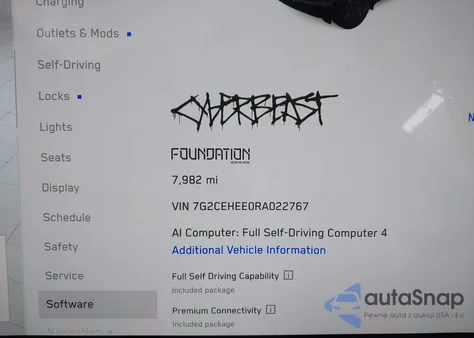 2024 Tesla Cybertruck Cyberbeast z USA, uszkodzony, nr VIN 7G2CEHEE0RA022767